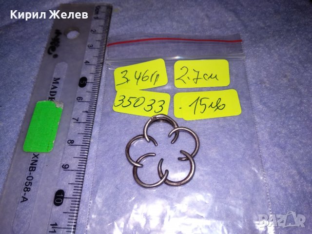 АРТИСТИЧЕН СРЕБЪРЕН ВИНТИДЖ СТИЛ ПЕНДАНТ СРЕБРО 925 МЕДАЛЬОН ВИСУЛКА 35033, снимка 2 - Колиета, медальони, синджири - 39471379