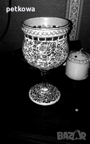 Произведения на изкуството ръчно изработена чаша стъклопластика, снимка 2 - Нумизматика и бонистика - 38056787