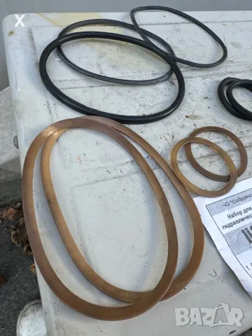 Ремонтен комплект ЦС-110 уплътнители за хидравличен силов цилиндър НОВ СССР, снимка 2 - Части - 47701025