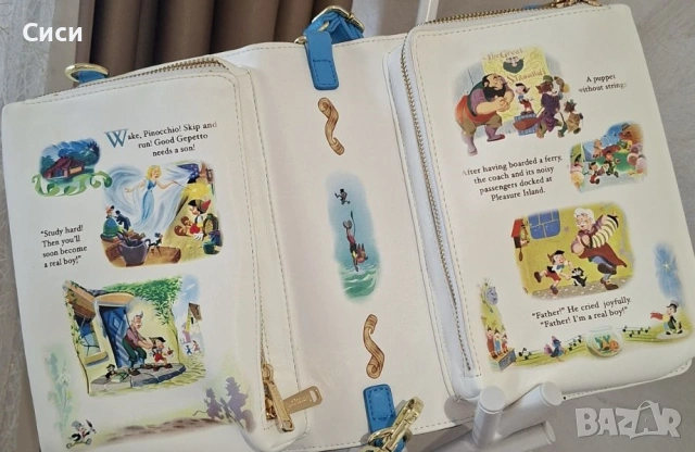 Чанта на Дисни / Раница на Дисни, Disney,  Пинокио , снимка 3 - Чанти - 54309903