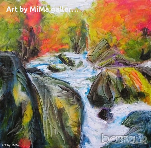 > Пейзажи -  Мима / Art by MiMa kartina, painting, oil, картина  - маслени бои / платно, пейзаж, снимка 4 - Картини - 32965074