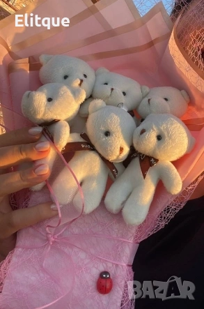 🎁 Премиум Плюшен Букет – Подаръци за рожден ден – Подарък за любима  , снимка 3 - Други - 53078877