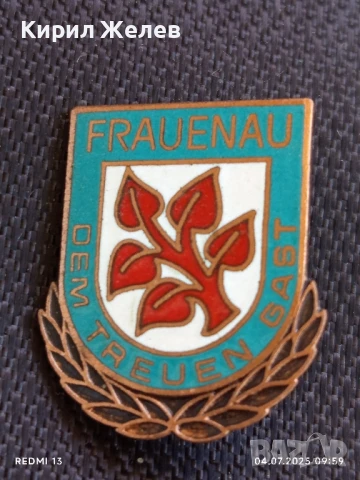 Рядка значка сувенир от Фрауернау Германия за КОЛЕКЦИЯ ДЕКОРАЦИЯ 25212