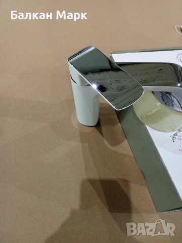 Смесител за мивка Camargue Snow (Бял) – Нов/Мострен, снимка 5 - Смесители - 54043088