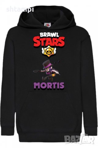 Детски Суитчър/Суитшърт Mortis 4,Brawl Stars,Игра,Подарък,Изненада,Забавление,Рожден Ден