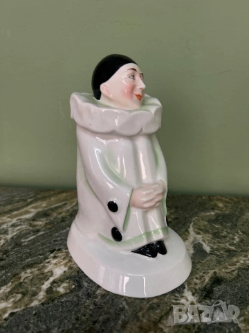 Винтидж порцеланова фигура – Пиеро / клоун, снимка 4 - Колекции - 53922718