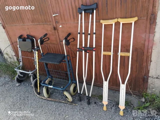 Патерици, патерица, канадка, ролатор, проходилка, бастун, канадки помощни средства , снимка 1