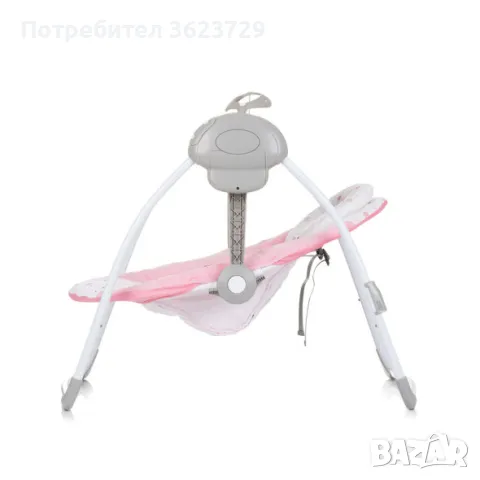 CHIPOLINO Електрическа бебешка люлка MOONLIGHT ФЛАМИНГО, снимка 2 - Детски люлки - 48172851