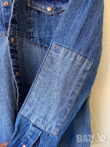 Мъжко дънково яке - М, снимка 5 - Якета - 48354368