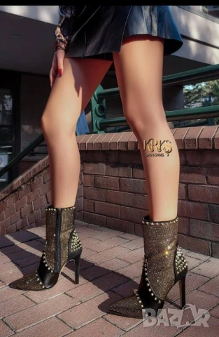 боти на ток , снимка 3 - Дамски боти - 50868529