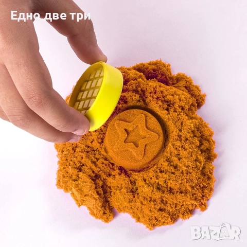 Комплект с кинетичен пясък Kinetic Sand Сладкиши.+ 3 пакета пясък Несъхнещ, снимка 8 - Образователни игри - 51537304