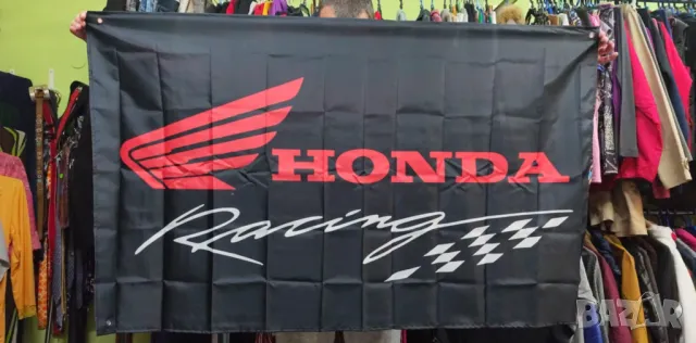 HONDA Racing Flag, снимка 2 - Аксесоари и консумативи - 49534891