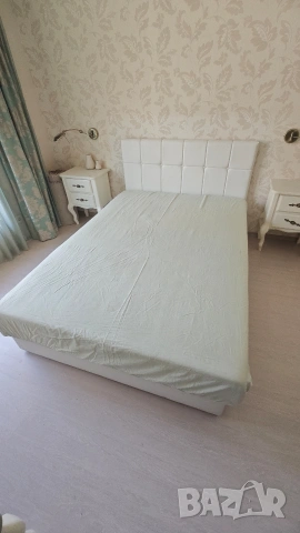 Двойно легло с обширна ракла с размери 140/200 см. , снимка 2 - Спални и легла - 54162404