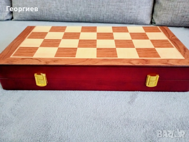 Луксозен масивен шах с класически фигури, нов, снимка 2 - Шах и табла - 54071207