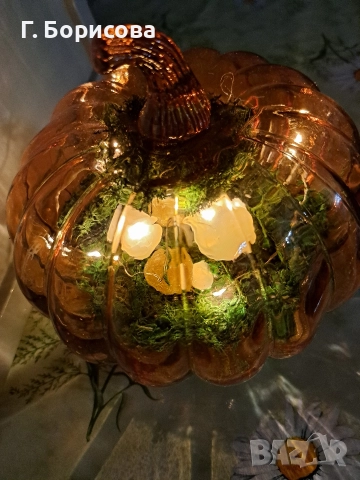 Есенна Арт Лампа, снимка 2 - Настолни лампи - 52926221