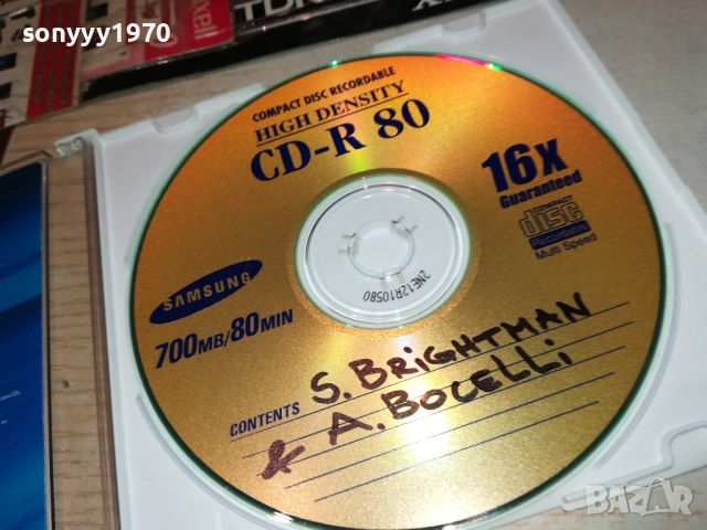 S.BRIGHTMAN & A.BOCELLI CD 2910250715, снимка 7 - CD дискове - 52219009