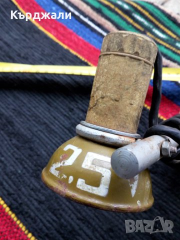 Рядка Лампа Артилерийска с Оригинално Стъкло и Крушка!, снимка 3 - Антикварни и старинни предмети - 32123112