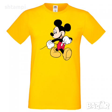 Мъжка тениска Mickey Mouse 6 Подарък,Изненада,Рожден ден, снимка 10 - Тениски - 36576456