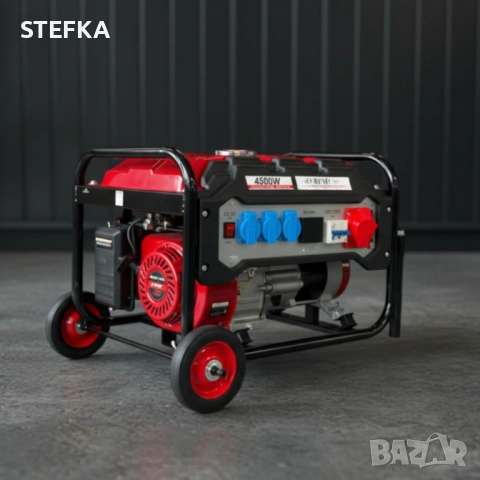 Трифазен четиритактов генератор KraftRoyal 4.5 kW с дисплей