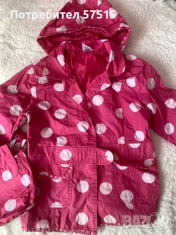 M&Co дъждобран момиче, снимка 2 - Детски якета и елеци - 38009437