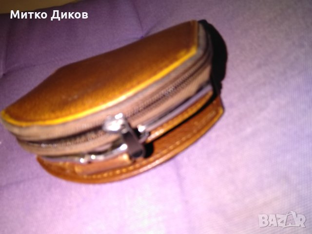 Портфейл Арт №9 естествена кожа 100х100мм цип и за стотинки, снимка 11 - Портфейли, портмонета - 32149949