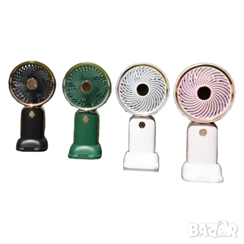 Стилен мини вентилатор с USB зареждане, снимка 4 - Вентилатори - 50628645