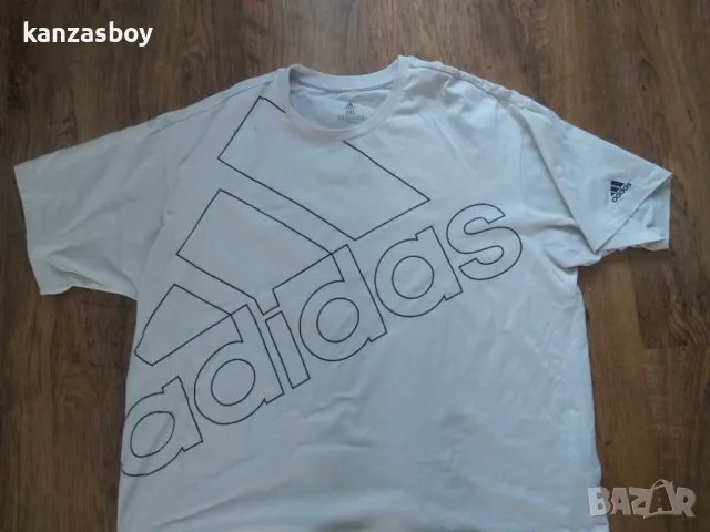 adidas Giant Logo Tee - дамска УГОЛЕМЕНА тениска 2ХЛ КАТО НОВА , снимка 5 - Тениски - 47324938