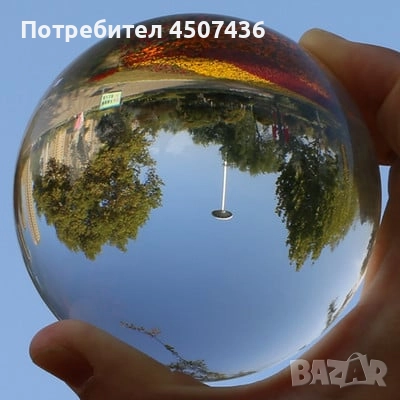 Супер прозрачна топка от кристални лещи K9, прозрачна стъклена топка за фотография, леща за гадаене, снимка 4 - Декорация за дома - 52807403