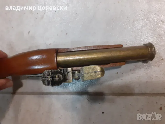 Красив кремъчен пистолет,пищов,оръжие, снимка 3 - Колекции - 48771082