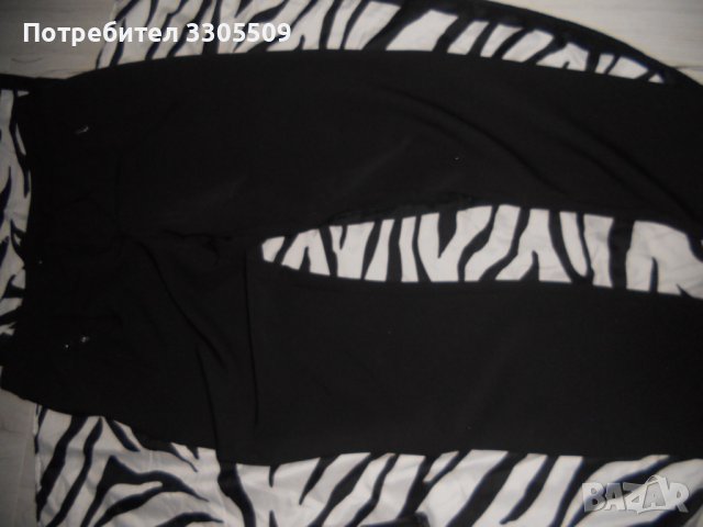 Нов Спортно Елегантен или Официален Дамски Панталон Черен размер М Л ХЛ XXL, снимка 5 - Панталони - 37181735