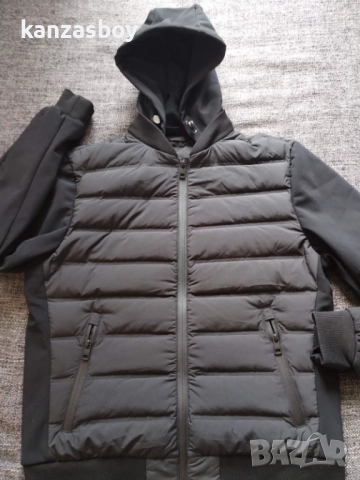 Boggi Milano Bomber Jacket With Goose Down - мъжко пухено яке КАТО НОВО М, снимка 3 - Якета - 51912918