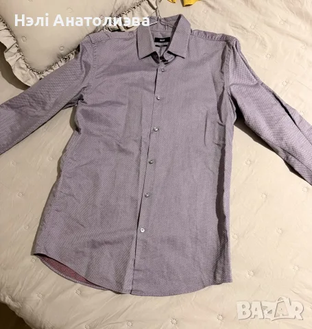 HUGO BOSS мъжка риза, снимка 4 - Ризи - 56513649