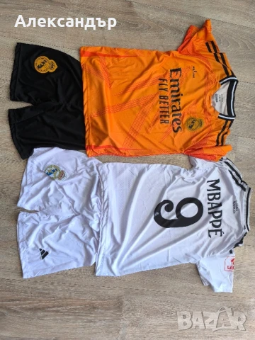 Футболни фланелки екипи с номера Ямин Ямал Мбапе Белингам ХАЛАНД Леброн Джеймс , снимка 11 - Детски комплекти - 38109097