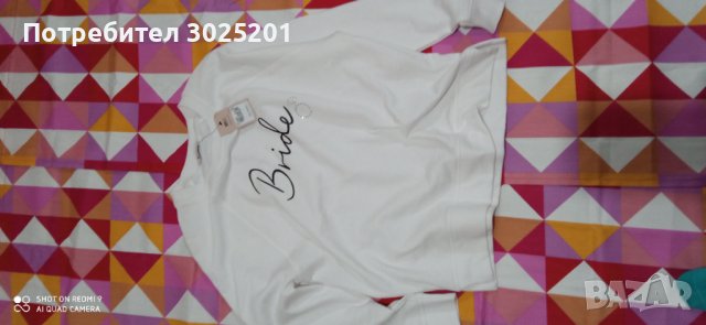Супер Яка!!! Дамска  Блуза в бяло на английската марта ТУ размер М Л ХЛ, снимка 3 - Блузи с дълъг ръкав и пуловери - 42758121