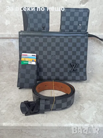 Louis Vuitton Луксозен Мъжки Комплект Луис Витон - Различни Модели И Цветове Код Bal Style85