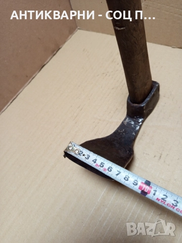 Стар Ръчно Кован Инструмент За Дълбане., снимка 13 - Антикварни и старинни предмети - 51645341