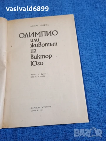 Андре Мороа - Олимпио или животът на Виктор Юго , снимка 4 - Художествена литература - 50996801