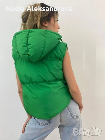 шушлеков елек с качулка , снимка 2 - Елеци - 47597213