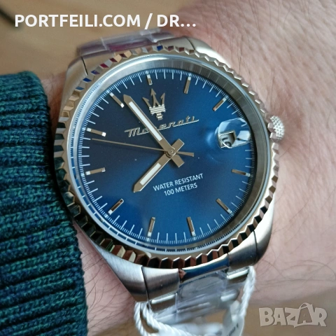 Оригинален лицензиран часовник Maserati от Morellato Italy, корона на винт, 10 АТМ