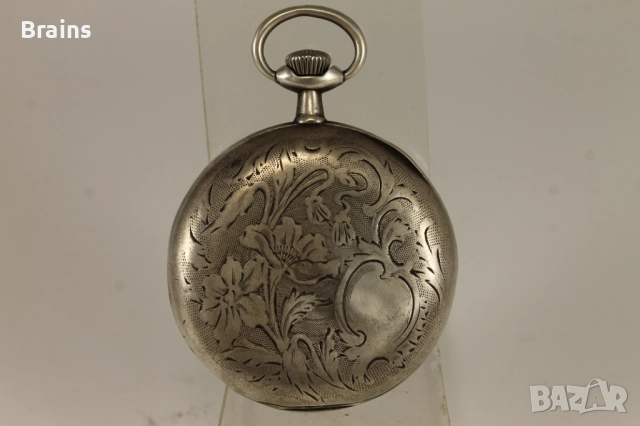 LIP Chronometre Сребърен Швейцарски Джобен Часовник, снимка 5 - Антикварни и старинни предмети - 52537932