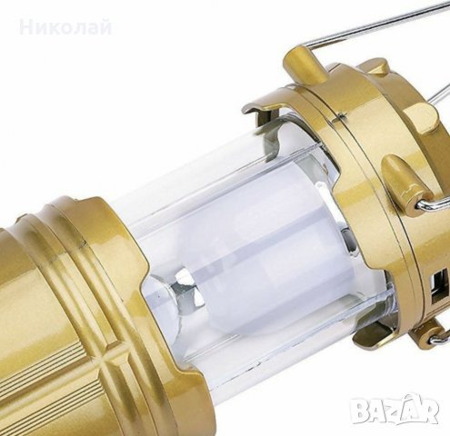 Къмпинг фенер соларен модел SH-5800T, снимка 3 - Къмпинг осветление - 16994244