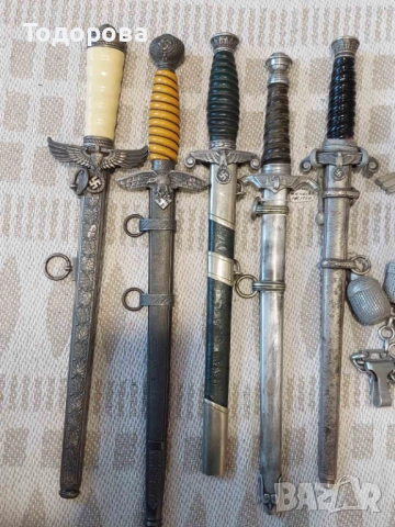 WW2-лот от немски парадни кортици, втора световна война,ятаган, сабя,нож ,кинжал,кортик, снимка 5 - Антикварни и старинни предмети - 52124803