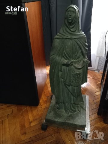 Стара бронзова статуя, снимка 9 - Антикварни и старинни предмети - 42462465
