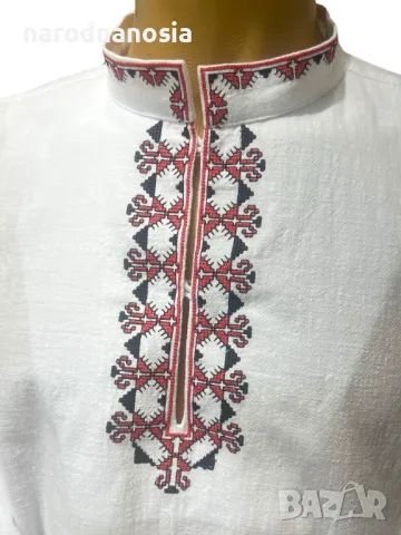 МЪЖКА РИЗА С БРОДИРАНА ШЕВИЦА - Модел 20, снимка 4 - Други - 47392969