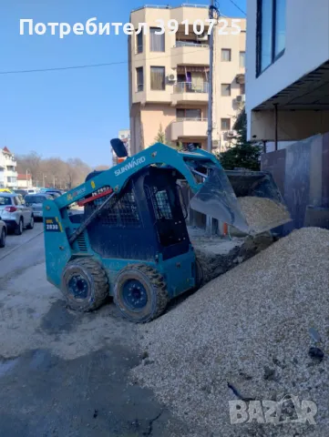 Услуги с мини багер мини челен товарач и тристранен самосвал с кран , снимка 4 - Кърти, чисти, извозва - 50047704