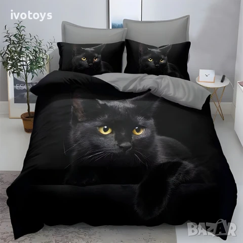 Двулицево спално бельо, 6 части (Реално Изображение) - Модел WS17302, снимка 1