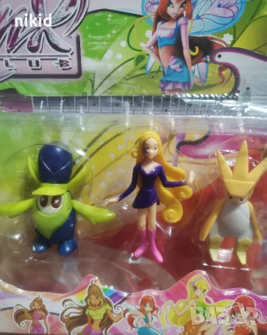 6 бр winx фигурки пластмасови играчки за игра и украса торта играчки, снимка 2 - Фигурки - 48142440