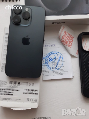 Iphone 15 pro 88% гаранция перфектен, снимка 3 - Apple iPhone - 53950559