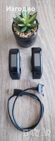 2 броя смарт гривна / часовник Garmin Vivosmart HR, снимка 4 - Смарт гривни - 51891755