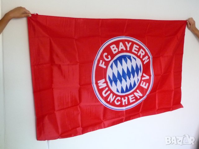 Байерн Мюнхен Футбол Шампионска лига знаме флаг Бундеслига  , снимка 2 - Фен артикули - 33809587